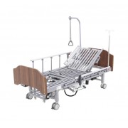 Кровать электрическая Med-Mos YG-3 (МЕ-5228Н-11) ЛДСП Венге с боковым переворачиванием, туалетным устройством и функцией «кардиокресло» 