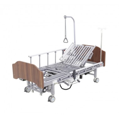 Кровать электрическая Med-Mos YG-3 (МЕ-5228Н-11) ЛДСП Венге с боковым переворачиванием, туалетным устройством и функцией «кардиокресло» 